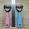 Pente Dupla Face Removedor de Nós em Aço Inoxidável Pente para Pet Gato para Remover Pelos, Limpeza Sem Machucar a Pele, Remover Pelos Soltos Pente para Pet Cão