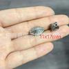 Cuentas espaciadoras antiguas de plata de Shanxi, estilo retro, cuentas de barril de plata cepillada, varios estilos, accesorios de juego literario DIY de plata Panax notoginseng