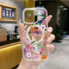 Funda de Vid de Flores de Colores Más Vendida de Amazon Adecuada para Apple 18Pro Funda Artística para Teléfono Iphone17 Cubierta Protectora Magnética