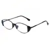Nuevas Gafas de Sol Pequeñas Marrones de Marco Delgado Estilo Retro Moderno de Gama Alta 2025 para Mujeres con Rostros Cuadrados y Redondos, Gafas de Sol Cat-Eye Adelgazantes