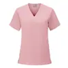 Ropa de lavado a mano para hombres y mujeres de secado rápido de manga corta ropa quirúrgica ropa de trabajo para enfermera oral doctor hospital de mascotas top de trabajo