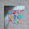 Desenho Animado Vida Marinha Peixe Caranguejo Acessórios de Resina DIY Acessórios de Cabeça Acessórios de Cabelo Capa de Celular Patch Decorativo Material em Lote