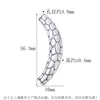 Plata Pura S999 Rayas Cepilladas Cóncavo y Convexo Martillado Tubo Curvo Estilo Étnico Retro Media Pulsera Pulsera DIY Accesorios de Cuerda Trenzada