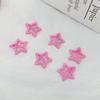Grampo de cabelo estrela y2k dopamina card crianças acessórios infantis adorno de cabeça presilha para franja bb estrela de cinco pontas presilha bico de pato atacado