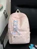 Mochila nueva de gran capacidad, temática de bosque, color caramelo de lunares fresca y dulce, perfecta para chicas de secundaria y preparatoria, ligera y fácil de llevar
