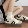 Zapatos para Mujer con Suelas Blandas Que No Cansan Tus Pies, Moda Versátil Nueva Primavera y Otoño 2026 Zapatos Blancos, Zapatos Casuales Ligeros de Suela Gruesa Resistentes al Desgaste
