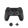 Controlador de Juego Ps4 Transfronterizo Bluetooth Inalámbrico Seis Ejes Luz Rgb Controlador Consola P4 Detección de Movimiento PC Steam Computadora