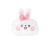 Almohada de felpa para reposacabezas de coche de dibujos animados, oso conejo, almohada para coche, almohada lumbar, almohada lumbar universal para coche para las cuatro estaciones