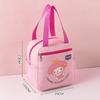 Bolsa de almuerzo portátil con dibujos de gatos, bolsa de aislamiento para exteriores, lonchera, bolsa de hielo con bolsa de aislamiento de arroz