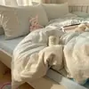 Conjunto de quatro peças em renda fresca estilo francês grau A para mães e bebês, puro algodão lavado, conjunto de três peças para estudantes com acabamento em renda 4