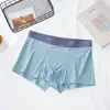 Calzoncillos Bóxer de Algodón Puro, Color Sólido, Talla Grande, Sin Costuras, Una Pieza para Hombre, Directo de Fábrica, Exclusivamente para Ventas Transfronterizas