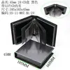 Libro de Almacenamiento de CD de Discos Múltiples Negro, Caja de DVD de Tela No Tejida para 12 Discos con Cubierta Insertable, Páginas Interiores para CD, Bolsa para CD, Bolsa de Papel