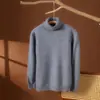Suéter de Montaña de Cachemir Doble Espesor para Niños Suéter de Cuello Alto de Cachemir para Niñas Suéter Corto de Punto de Cachemir para Niños de Mediana y Gran Edad