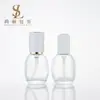 Botella Ovalada de Base de Maquillaje Líquido de 30 ml, Producto para el Cuidado de la Piel, Crema de Manos, Crema BB, Botella Transparente con Fondo Grueso tipo Dispensador, Botella tipo Bomba para Esencia