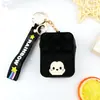 Bolsa de Monedas Linda para Niños, Almacenamiento de Artículos Pequeños, Mini Bolsa de Silicona Personalizada de Dibujos Animados, Bolsa para Auriculares Inalámbricos al por Mayor