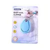 Embalagem em cartão blister inglês cortadores de unha para bebê cortadores de unha anti-beliscão para recém-nascido cortadores de unha de segurança para bebê