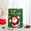 Nueva Bolsa de Regalo Navideña Bolsa de Papel para Envolver Regalos Sorpresa Bolsa de Tote de Papel Kraft Souvenir de Fiesta Navideña