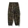 Overoles de Camuflaje Retro de Marca de Moda para Hombre Sueltos Rectos High Street Hip-Hop Ins Estilo Hong Kong Pantalones de Pierna Ancha
