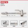 Bico de gás de cabeça dupla ferramenta de inflagem rápida para pneu de caminhão tubo de haste infladora válvula de escape bico de gás medidor de pressão do pneu
