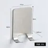 Ganchos de Aço Inoxidável Selecionados Cuidadosamente Sem Furo Gancho Adesivo Forte Parede da Cozinha Ganchos Adesivos de Parede Pregos Sem Marca para Roupas Ganchos de Metal