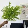 Follaje Artificial para Bodas, Flores Artificiales Verdes, Plantas Artificiales Verdes para Decoración Verde de Bodas y Hoteles, Paisajismo de Plantas al por Mayor