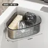 Prateleira de Canto para Aquário Pia de Cozinha Esponja Pano de Prato Escorredor Casa Luxo Leve Ventosa Prateleira Triângulo