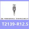 Portaherramienta de Fresado CNC de 3 Canales Rosca M16 Diámetro de Mecanizado de 40 mm Adecuado para Inserciones Apmt1604 Herramienta para Fresadora