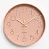 Reloj Artístico, Reloj de Pared para Sala de Estar, Reloj de Estilo Minimalista, Montado en Pared, Uso Doméstico, Moderno, Sencillo, Dormitorio, Reloj de Cuarzo Silencioso, Tipo Colgante