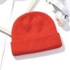 Gorro de Punto Liso para Otoño e Invierno para Hombres y Mujeres, Cálido Acrílico con Logo Bordado, Etiqueta Lavable, Gorro de Punto Versátil