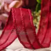 Cinta coreana DIY moño Accesorios para el cabello Adorno para ropa Sombrero Paquete de flores Accesorios Punto de salto Borde grueso Red Cinturón hueco