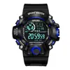 Modelo de Comercio Exterior Reloj Electrónico de Moda para Estudiantes Varones, Reloj Electrónico Deportivo Luminoso Trendy para Hombre con Esfera Grande