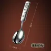 Cuchara de Acero Inoxidable Koala, Cuchara Redonda Linda de Mango Corto, Cuchara para Niños, Cuchara para Comer Bebés en Casa, Cuchara para Sopa, Cuchara para Postre