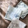 Cuaderno antiguo, papel de notas de bambú de estilo chino creativo, no pegajoso, se puede rasgar, papel de material de cuenta manual de alto valor de color