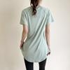 Nova Blusa de Yoga de Alta Qualidade Feminina Solta de Manga Curta Fitness Secagem Rápida Corrida Esportes Top Longo Primavera e Verão