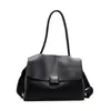Bolsas para Mulheres no Outono, Versátil 2025 Nova Moda Bolsa de Ombro Único Transversal, Textura Retrô Bolsa Tote de Grande Capacidade para o Dia a Dia