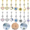 Gabe Moda Transfronteriza Europea y Americana Estilo de Chica Trendy Diseño de Animal con Forma de Corazón Piercing para Ombligo Joyería