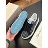 Alta Costura Nueva Moda Marca de Tendencia 2024 Primavera/Verano Zapatos Casuales para Hombre con Cordones Deportivos Versátiles de Caña Baja Zapatillas de Suela Gruesa a Cuadros