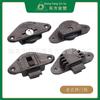 Polea de Rueda para Puerta Corredera de Gabinete de Plástico Dorado Oriental Rueda Deslizante para Puerta de Armario Rueda Deslizante para Puerta de Gabinete Perla Roja Superior Biselada