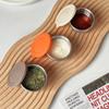 Taza para salsa de acero inoxidable 304 con tapa plato para ensalada de tomate plato para aderezo mini taza para salsa sellada plato para dip