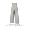 Pantalones retro bordados de moda estilo americano para mujer y hombre, pantalones acampanados de diseño americano para verano, pantalones casuales a rayas de alta costura