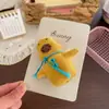 Pinzas para el Cabello y Gomas para el Cabello de Tela Rellena de Algodón Estilo Nuevo de Dibujos Animados de Conejo y Pato, Lindos Accesorios para el Cabello de Trenza Estilo Bosque para Niñas Pequeñas