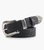 Cinturón Retro Genial para Mujer Aleación Juego de Tres Piezas Versátil Cinturón para Jeans Estilo Étnico Cinturón Y2K para Mujer