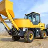 Camión Mezclador de Concreto Tipo Olla Superior Qiancheng, Tanque Móvil de Boca Plana para Concreto, Equipo de Mezcla de Carga Automática Vertical