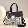 Bolso de mujer nuevo, de gran capacidad, moderno y versátil, bolso de hombro y cruzado bordado, simple y elegante, con textura de moda
