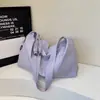 Bolsa de Lona para Mujer, Bolso Cruzado Estilo Coreano Estilo Perezoso, Gran Capacidad para Viajes Casual Versátil Almacenamiento Hombro Deportivo Bolso Mensajero