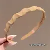 Diadema de lujo ligero sintiendo presión ambiente para el cabello diadema cara femenina accesorio para el cabello de lazo estilo retro Hong Kong pinza para el cabello tocado de alta gama