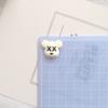 Pegamento suave caricatura oso violento oso blanco y negro accesorios parche funda para teléfono accesorios para el cabello material diy punto