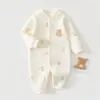 Monos Acolchados de Algodón de Aire para Bebés de Otoño e Invierno Ropa Caliente para Recién Nacidos Ropa para Bebés de Hombres y Mujeres Categoría a de Algodón Puro