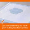 Almohadilla Super Absorbente a Prueba de Fugas de 5 Capas para Perro Mascota Gato Cachorro de 22x22 Pulgadas