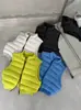 Nuevo chaleco de punto estilo coreano de invierno Yuyan, 90% plumón de pato blanco, cuello alto, corto, ligero y cálido, chaqueta chaleco de plumón